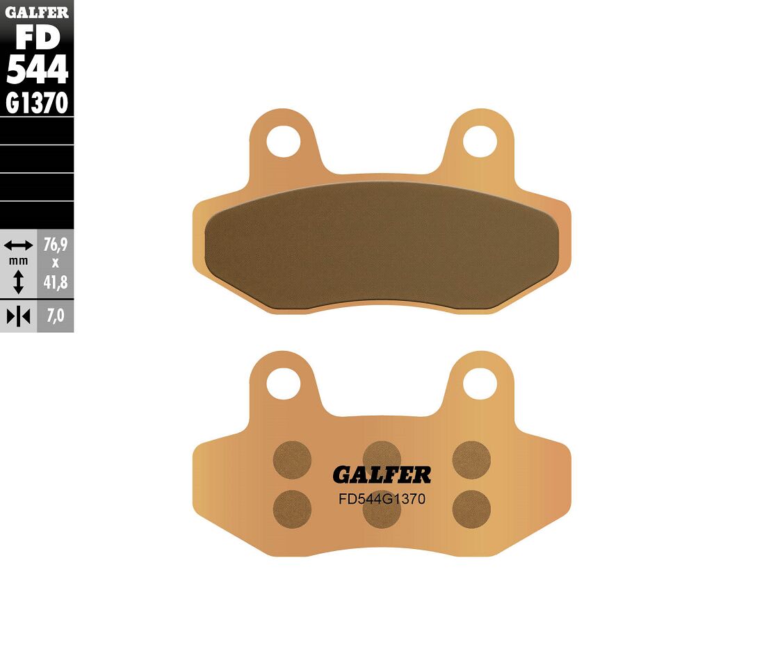 BRAKE PAD SINTERED STREET RR