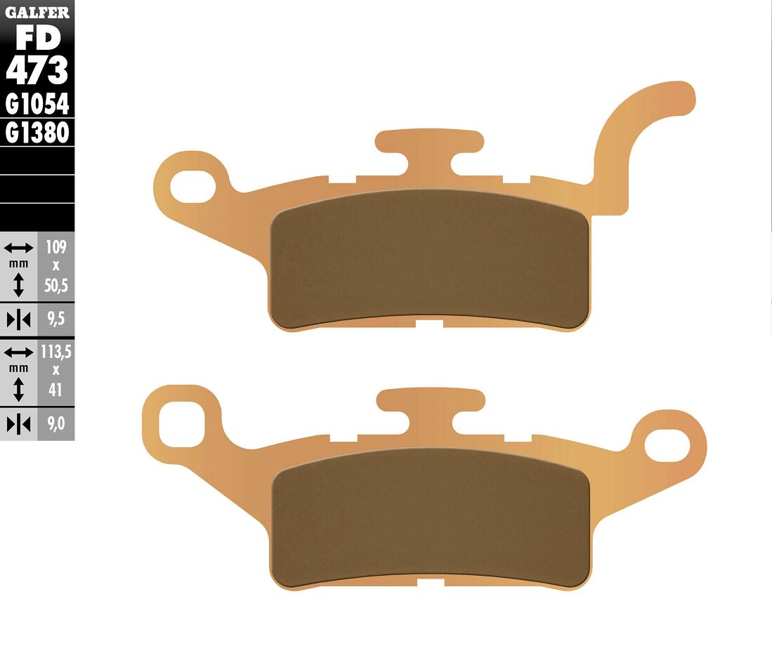 BRAKE PAD SINTERED SCOOTER
