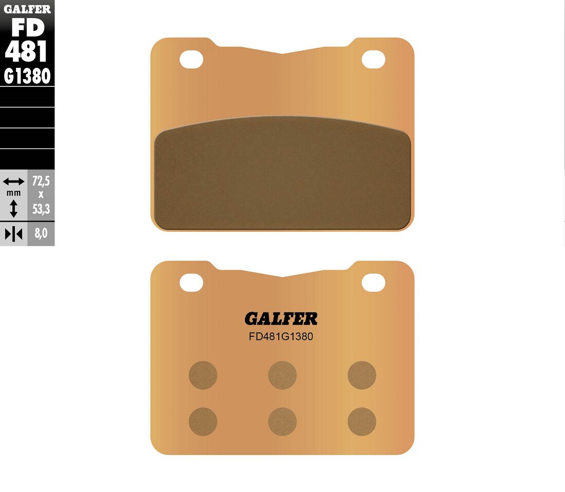 BRAKE PAD SINTERED SCOOTER