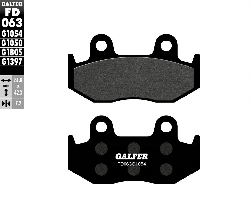 BRAKE PAD SEMI METAL