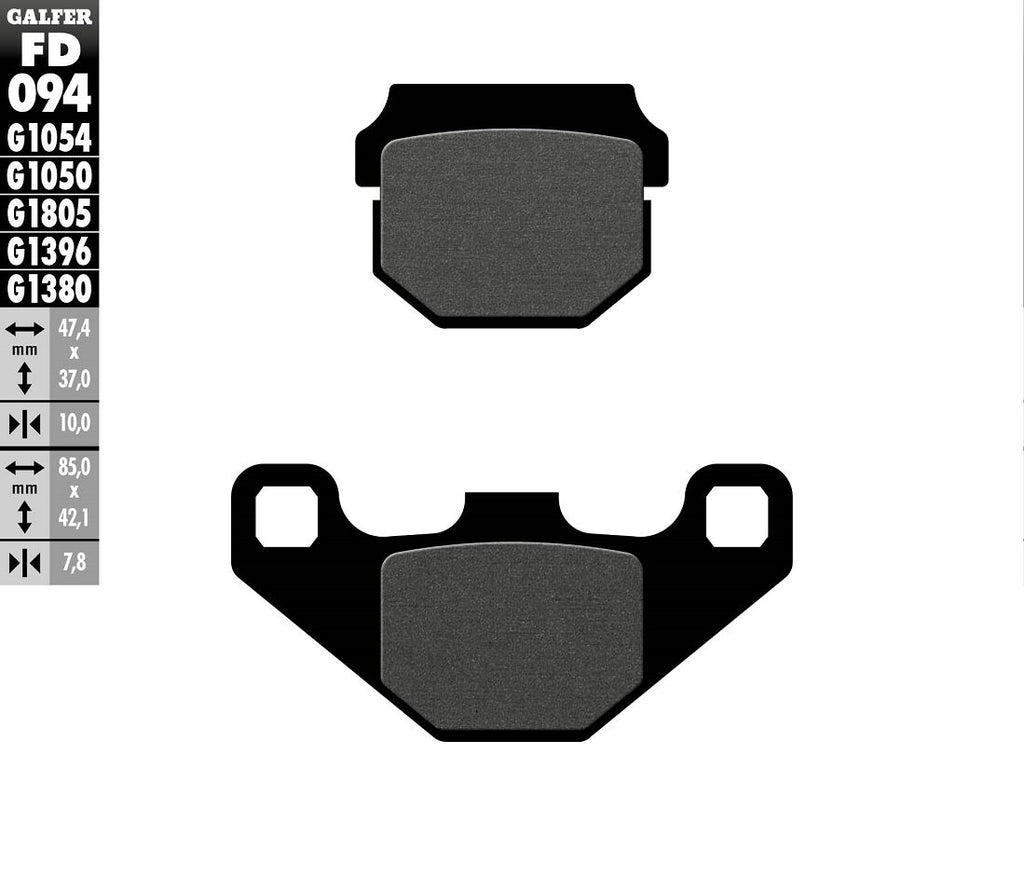 BRAKE PAD SEMI METAL