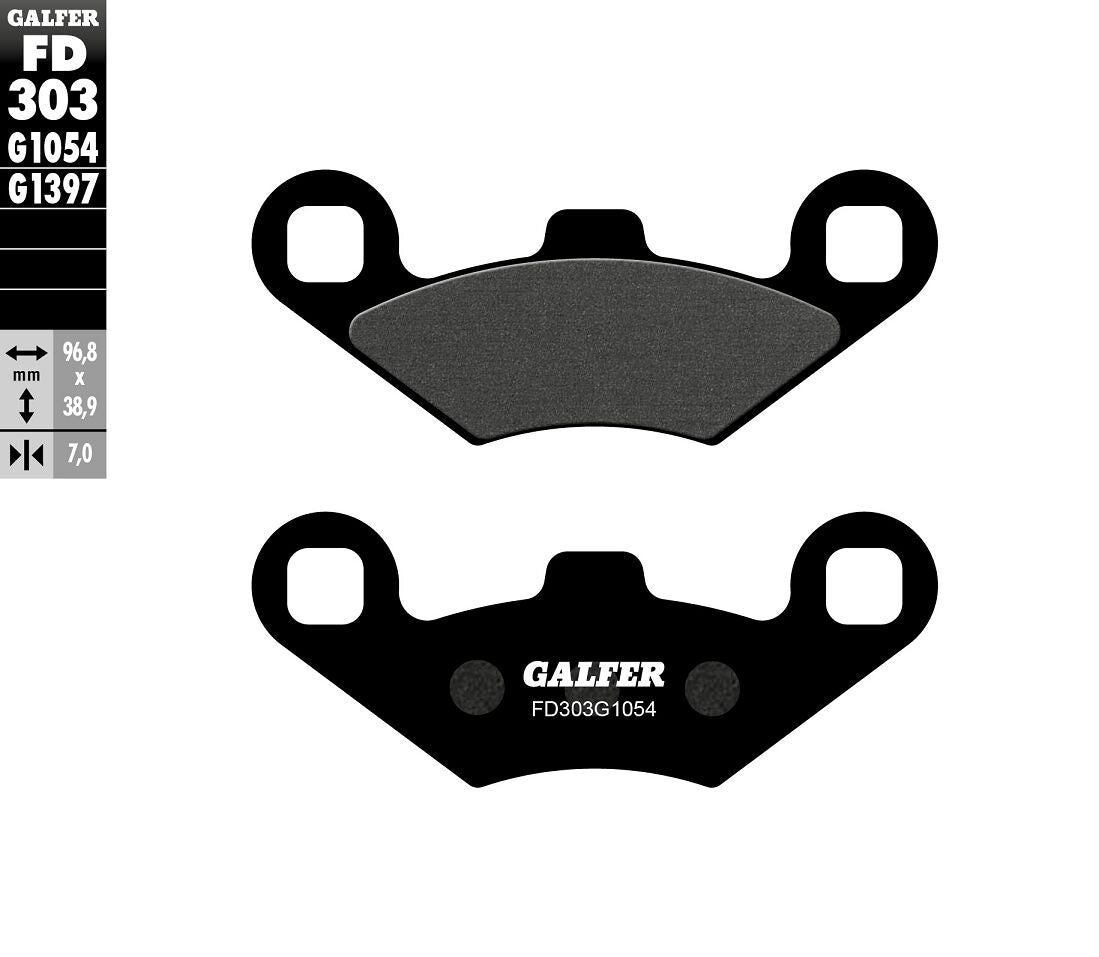 BRAKE PAD SEMI METAL
