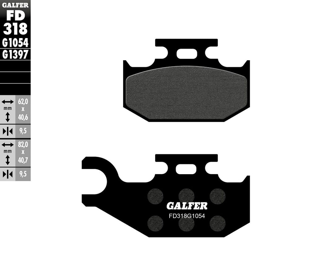 BRAKE PAD SEMI METAL