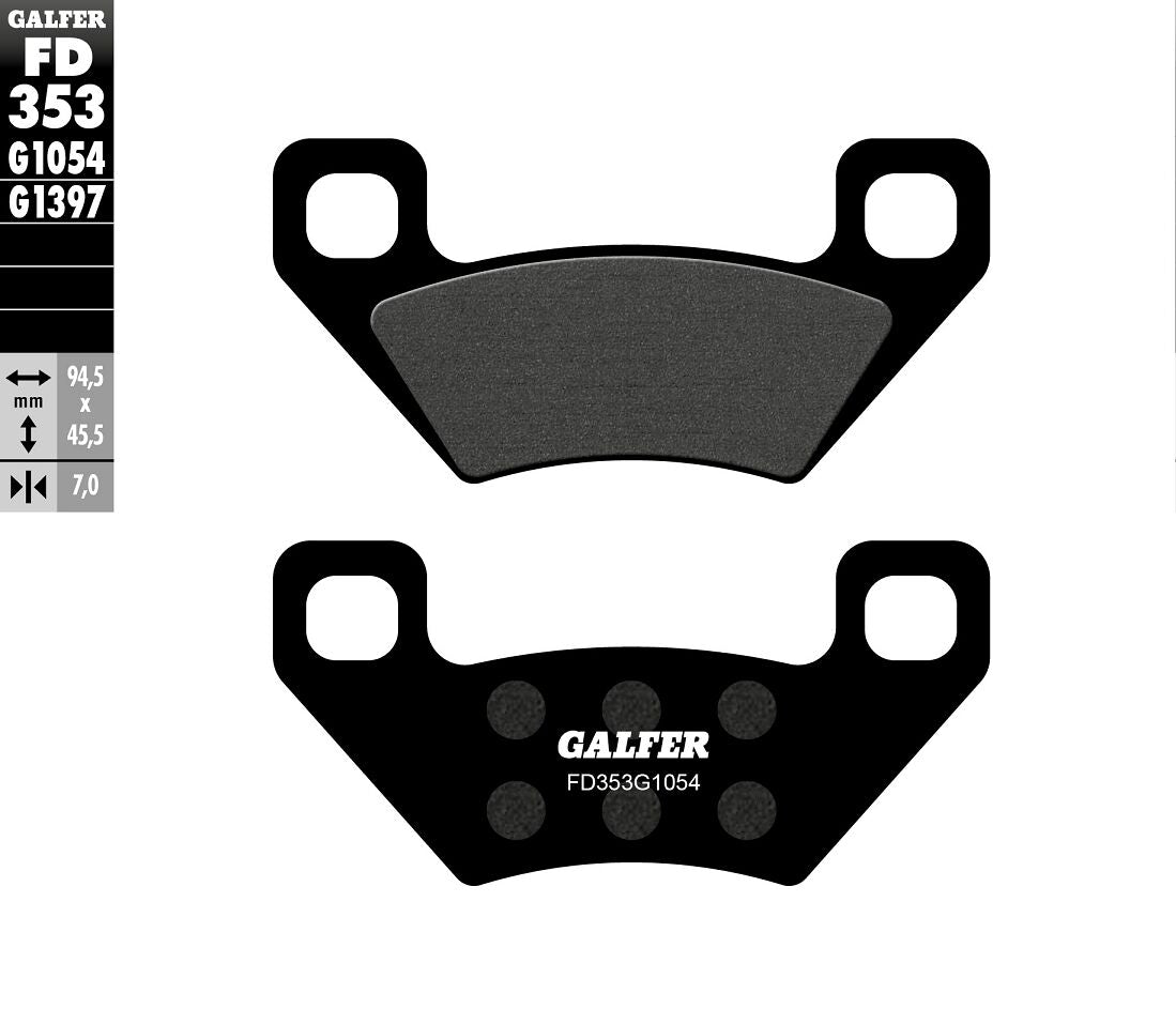 BRAKE PAD SEMI METAL