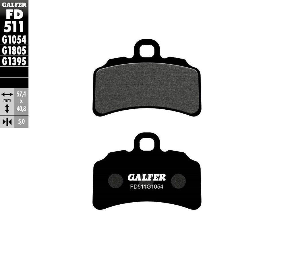 BRAKE PAD SEMI METAL