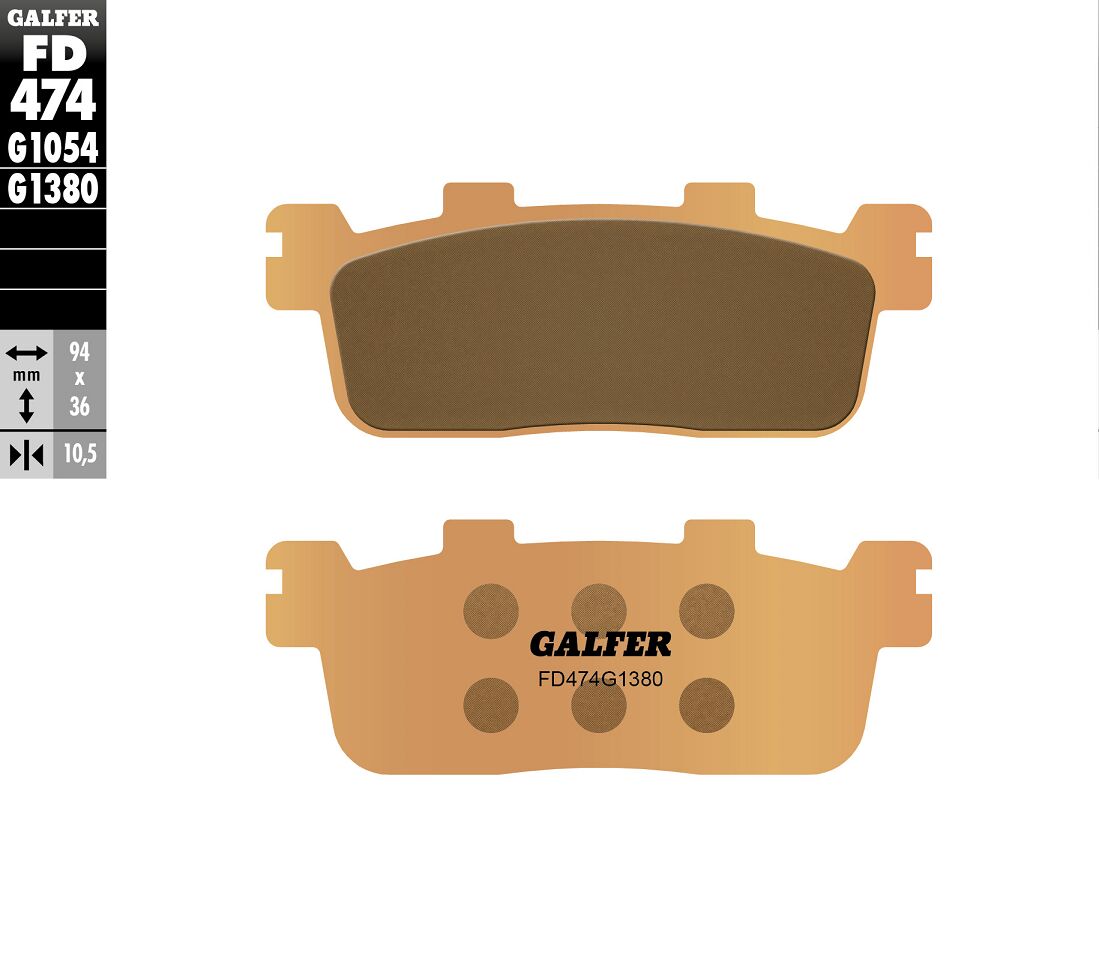 BRAKE PAD SINTERED SCOOTER