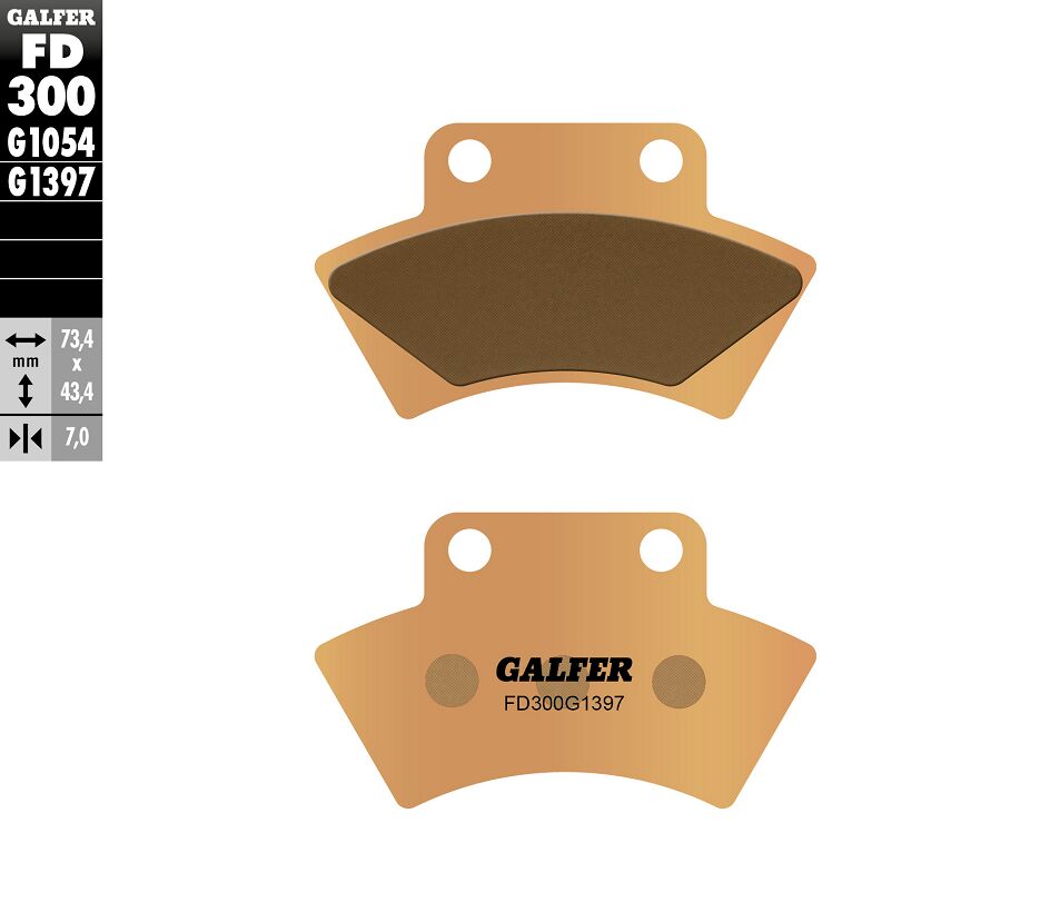 BRAKE PAD SINTERED ATV