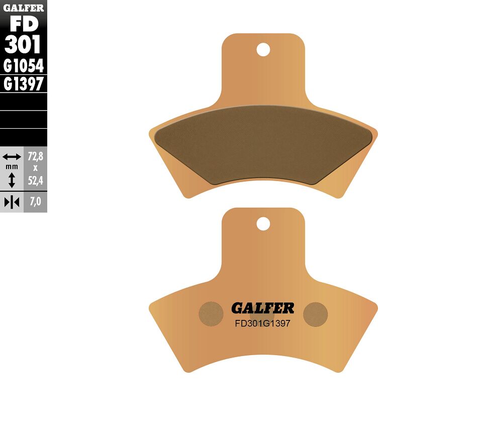 BRAKE PAD SINTERED ATV