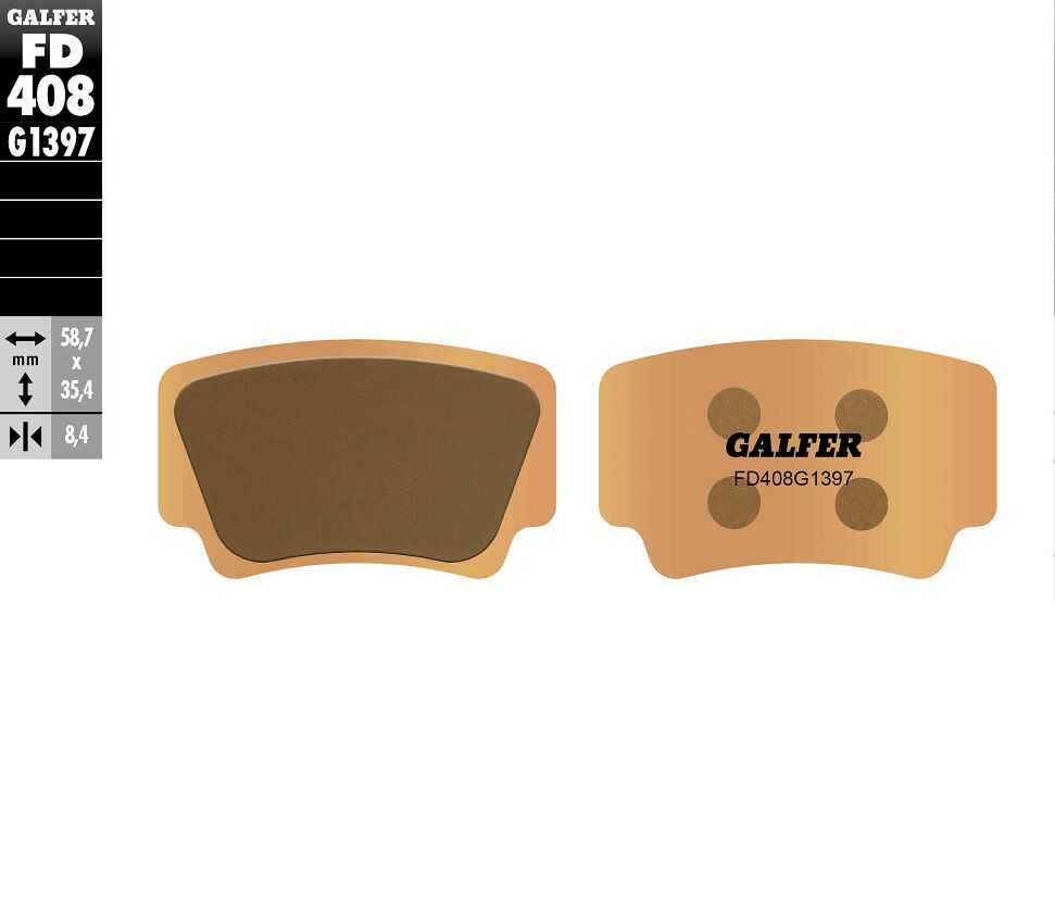 BRAKE PAD SINTERED ATV