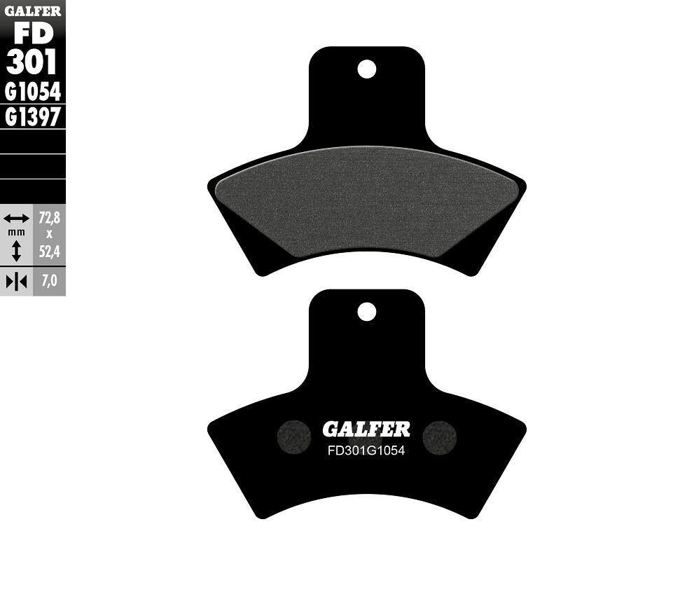 BRAKE PAD SEMI METAL