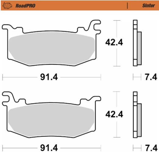 BRAKE PAD SINTER FRONT