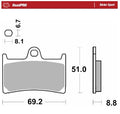 BRAKE PAD SINTER SPORT REAR