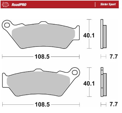 BRAKE PAD SINTER SPORT REAR