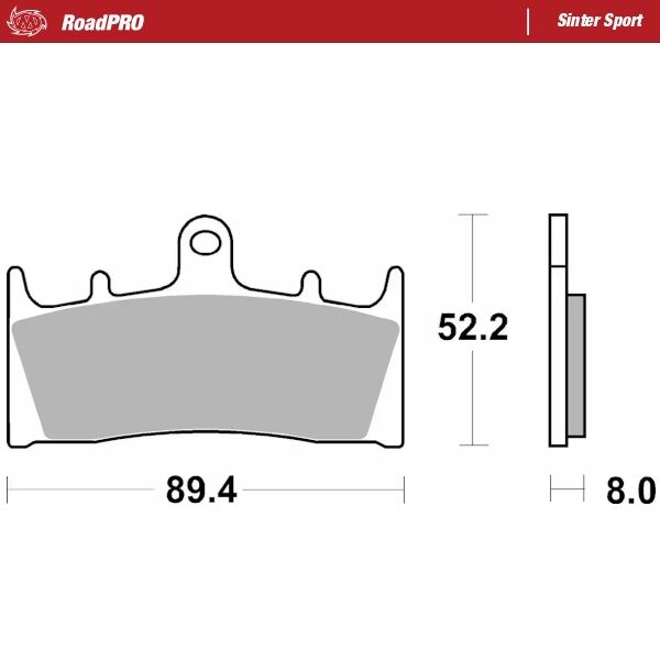 BRAKE PAD SINTER SPORT REAR