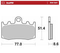 BRAKE PAD SINTER SPORT REAR