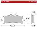 BRAKE PAD SINTER SPORT REAR