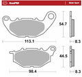 BRAKE PAD SINTER SPORT FRONT