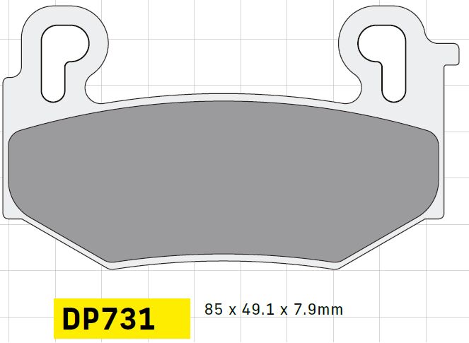BRAKE PAD SINTRD DP731