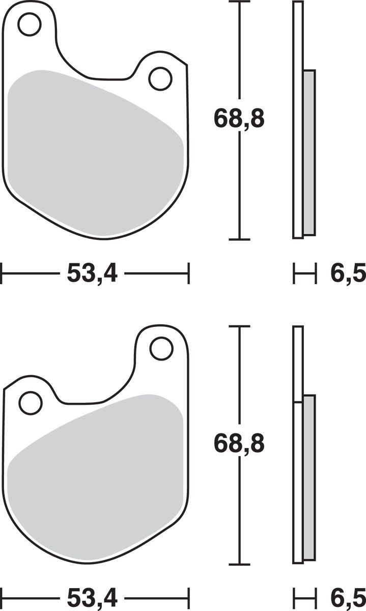BRAKE PAD TRW MCB511