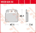 BRAKE PAD TRW MCB626SI