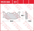 BRAKE PAD TRW MCB666