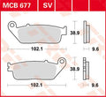 BRAKE PAD TRW MCB677