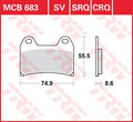 BRAKE PAD TRW MCB683