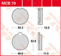BRAKE PAD TRW MCB70