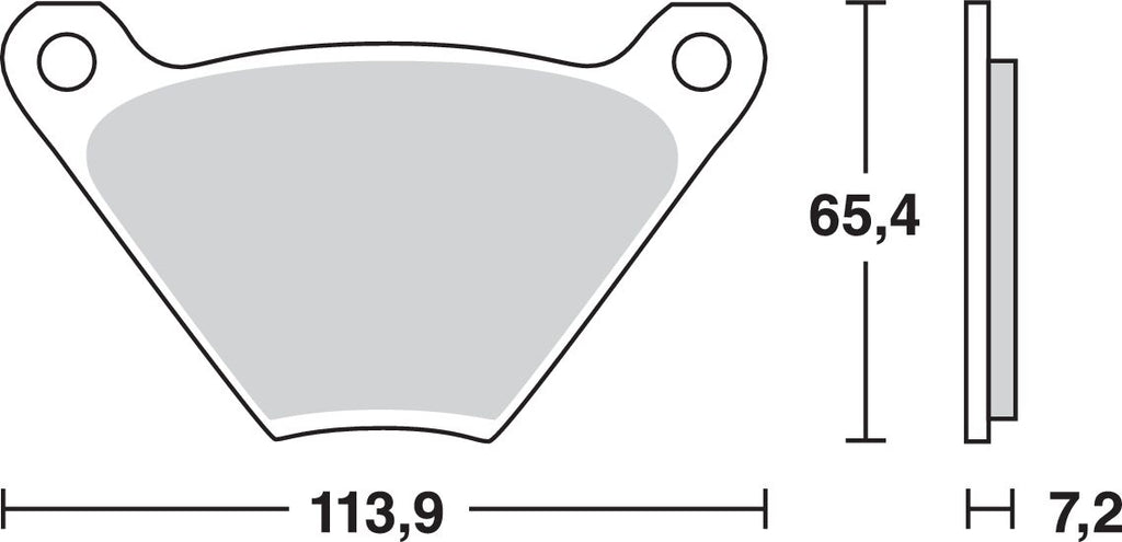 BRAKE PAD TRW MCB97