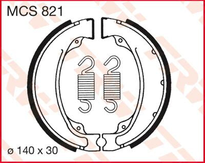 BRAKE SHOES TRW MCS821