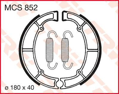 BRAKE SHOES TRW MCS852