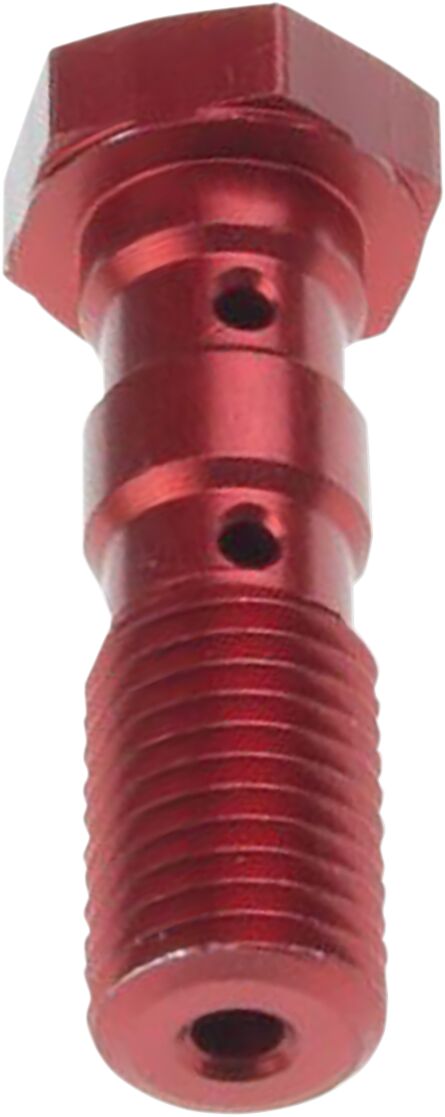 DOUBLE BANJO BOLT RED M10X1 25