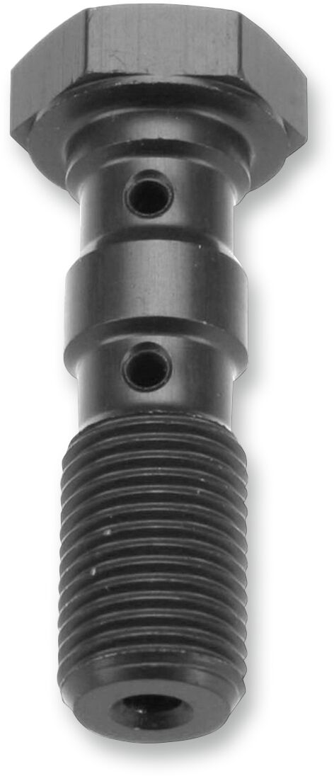 DBL BANJO BOLT BLK M10X1