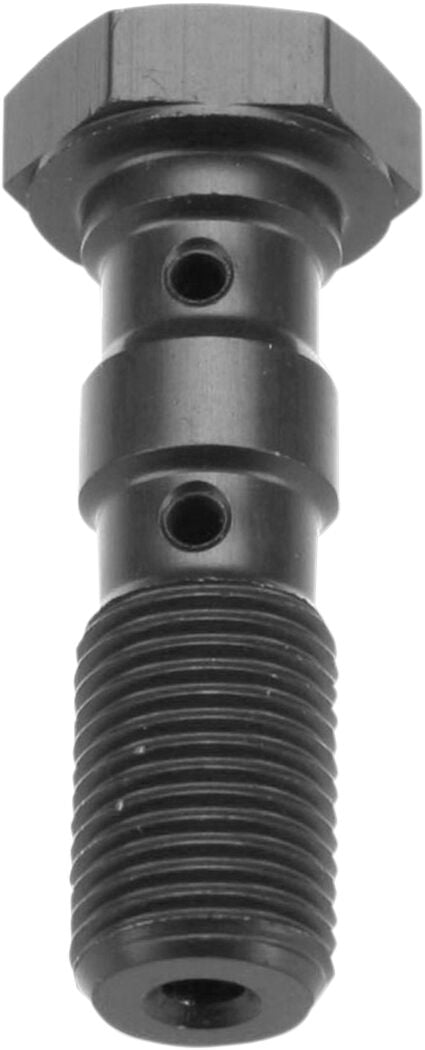 DBL BANJO BOLT BLK M10X1