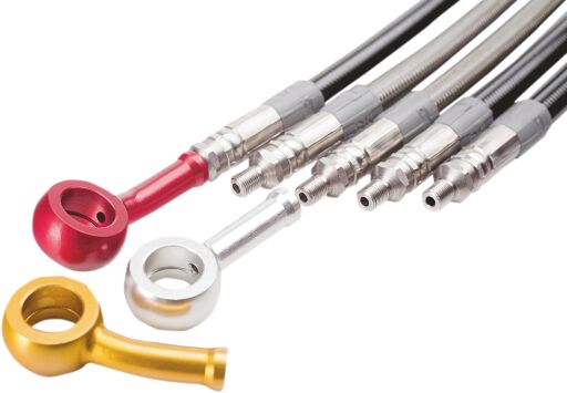BRAKE HOSE BLACK 200 CM