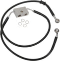 FRT BRAKE LINE XL BK +8