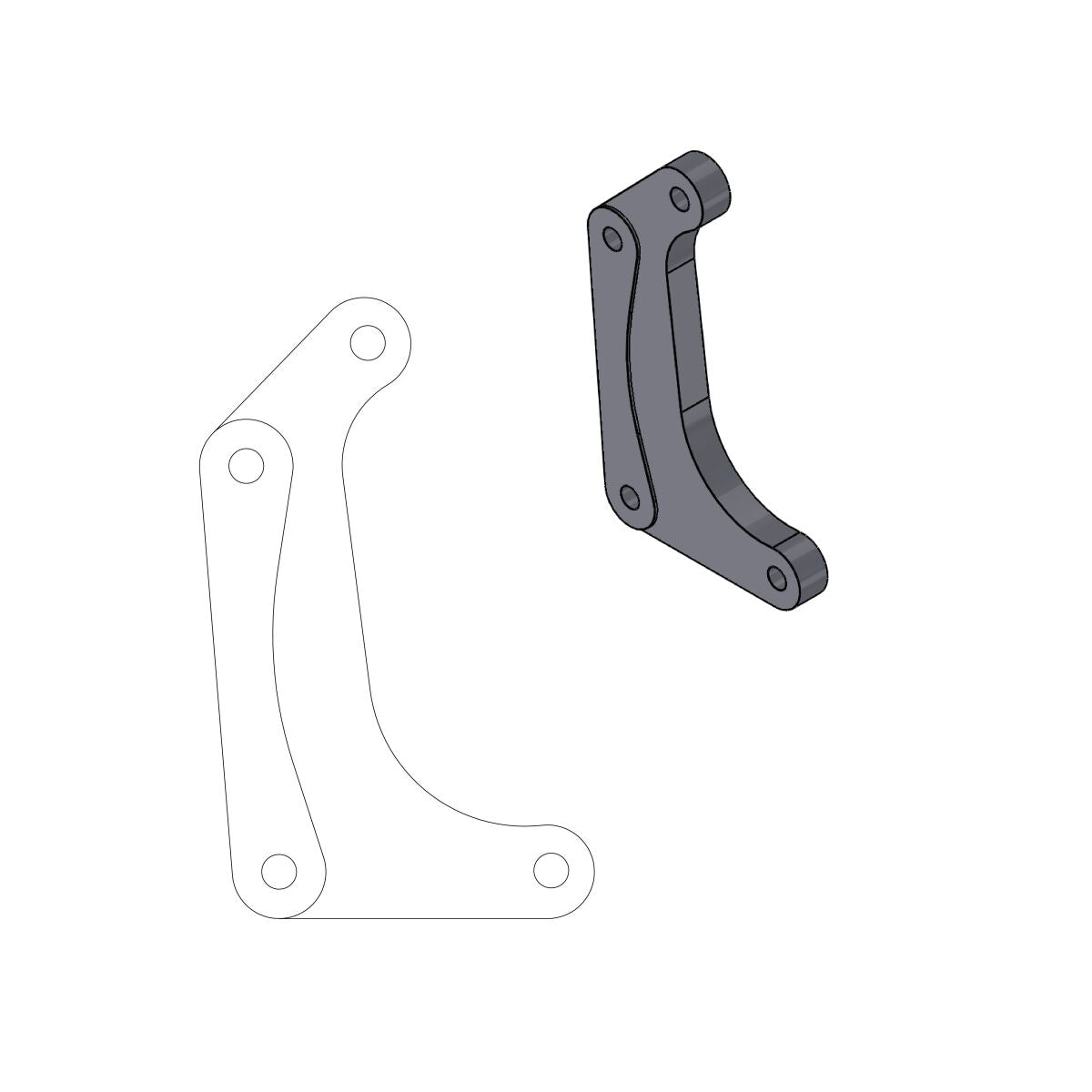 BRAKE CALIPER ADAPTOR SM