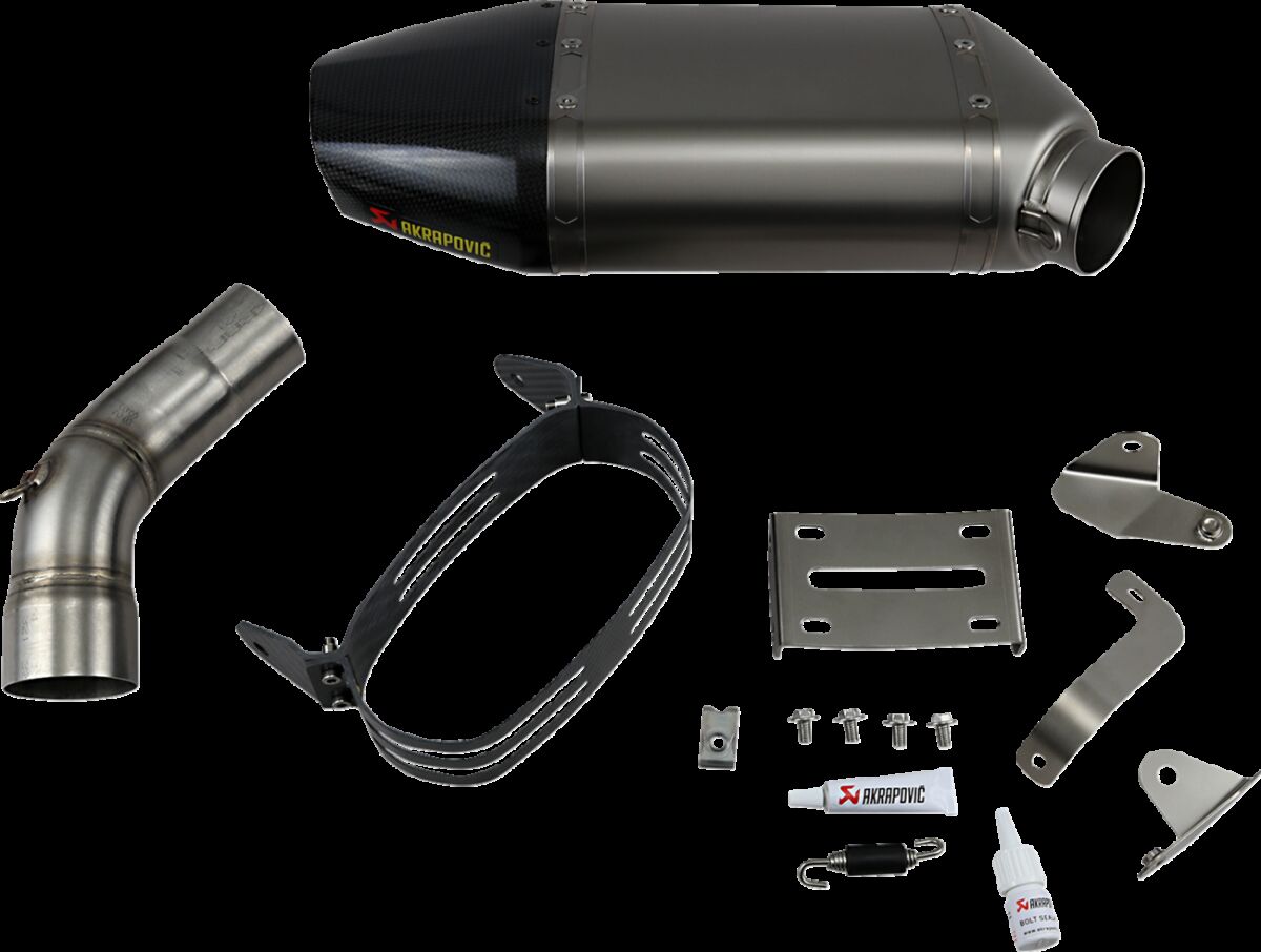 MUFFLER TI/CF ZX-6R 07/08