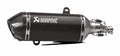 MUFFLER SS/CF BLK GTS125