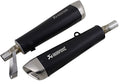 MUFFLERS TI BK STR TWIN