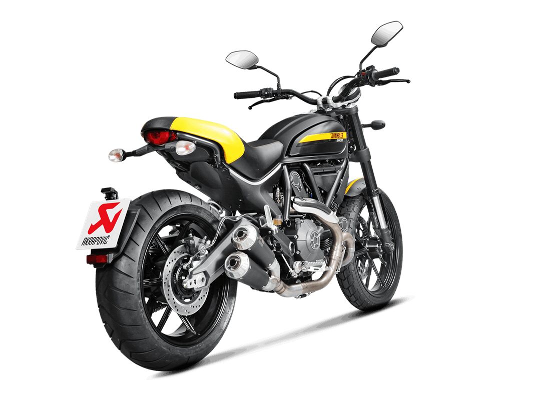MUFFLER TI DUCATI SCRMBLR