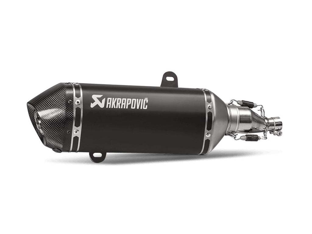 MUFFLER SS/CF BLK GTS125