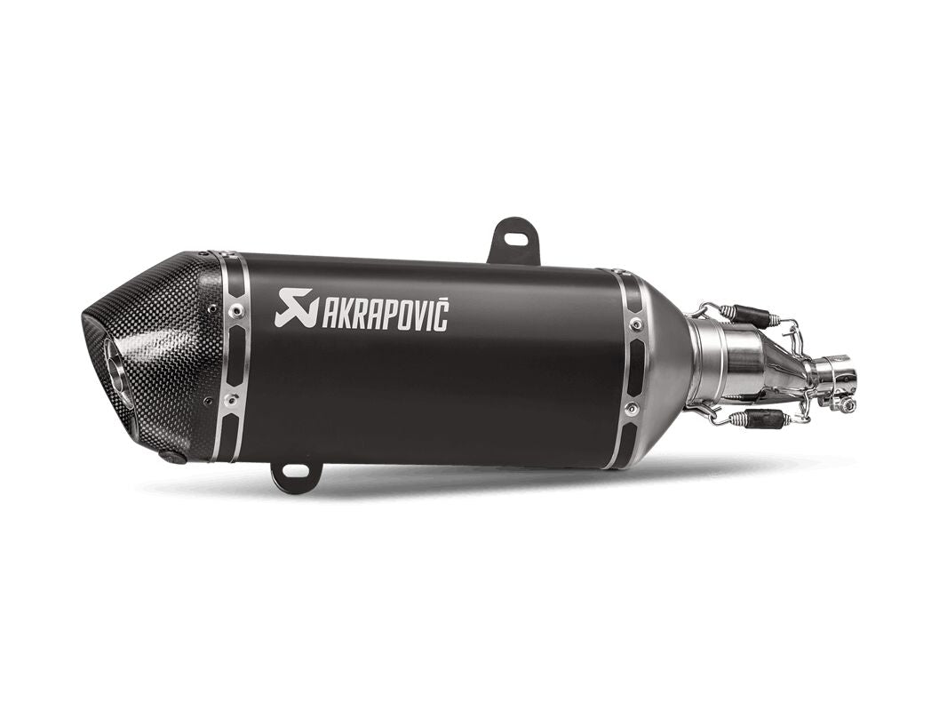 MUFFLER SS/CF BLK GTS125