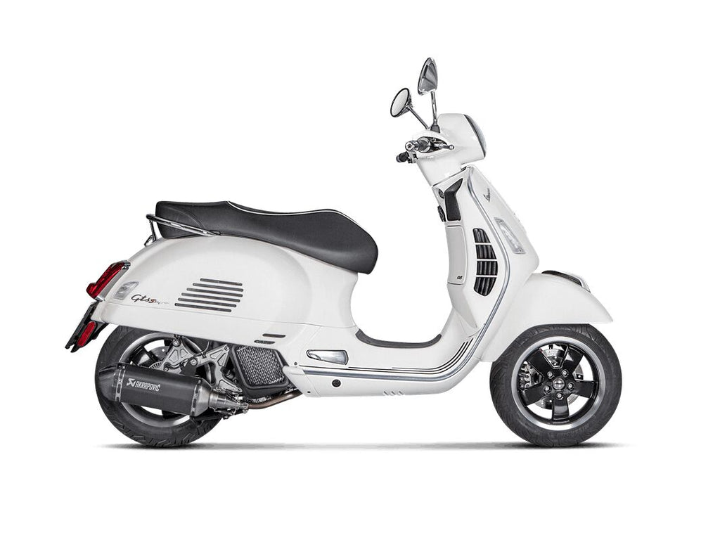 MUFFLER SS/CF BLK GTS125