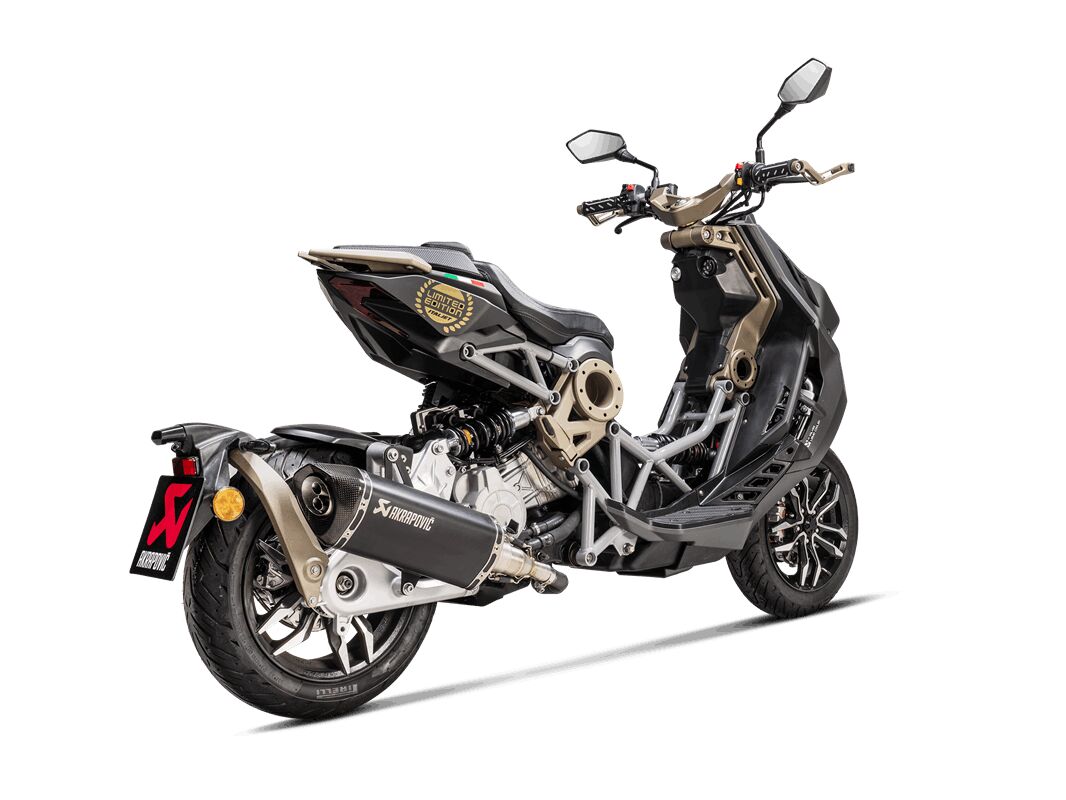 MUFFLER SS/CF BLK ITAL
