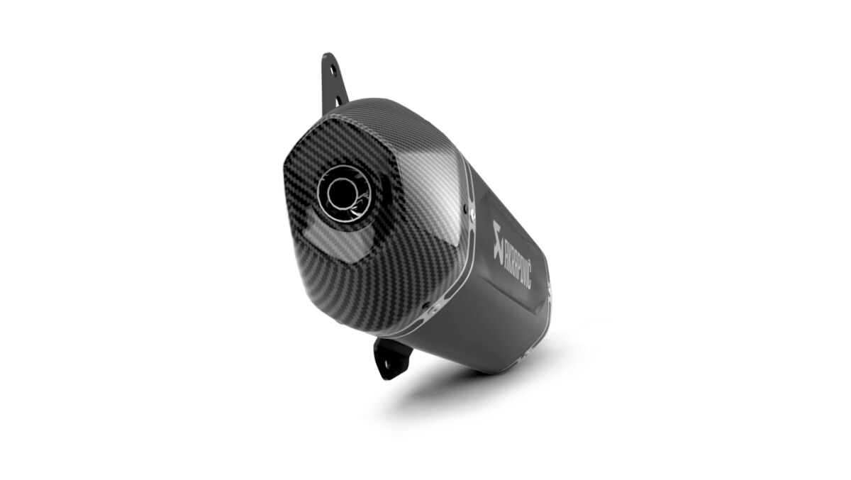 MUFFLER SS/CF BLK VESPA PRIM 1