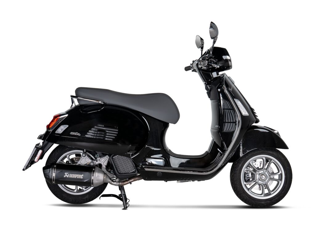 MUFFLER SS/CF BLK VESPA GTS 12