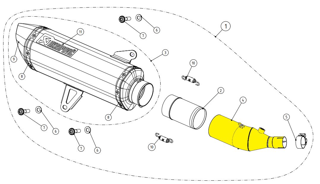 LINK PIPE SS XMAX300