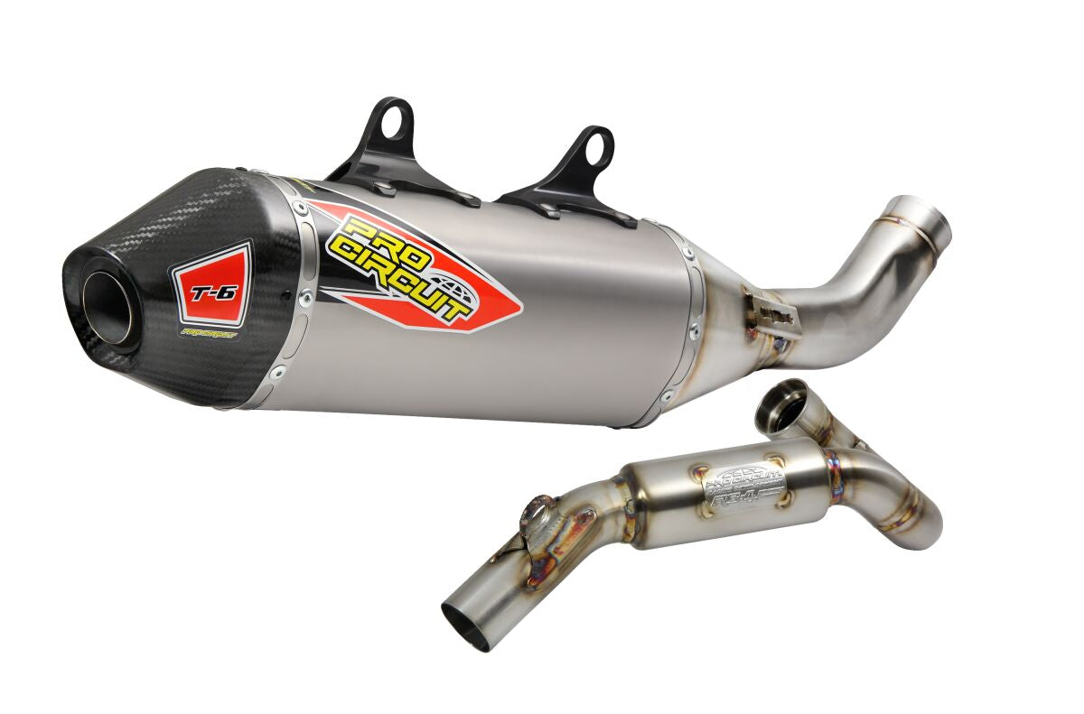 EXHAUST T6 SS/TI/CF KTM