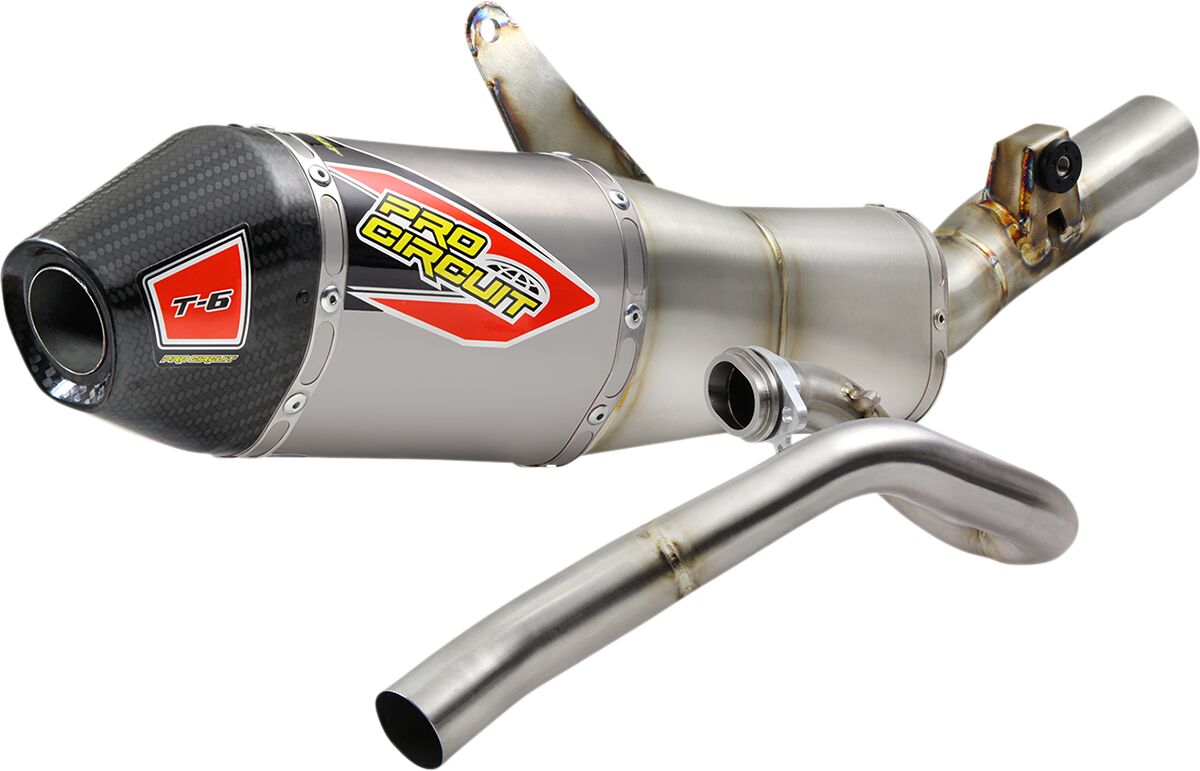 EXHST T6SS-TI/CF CRF450'2